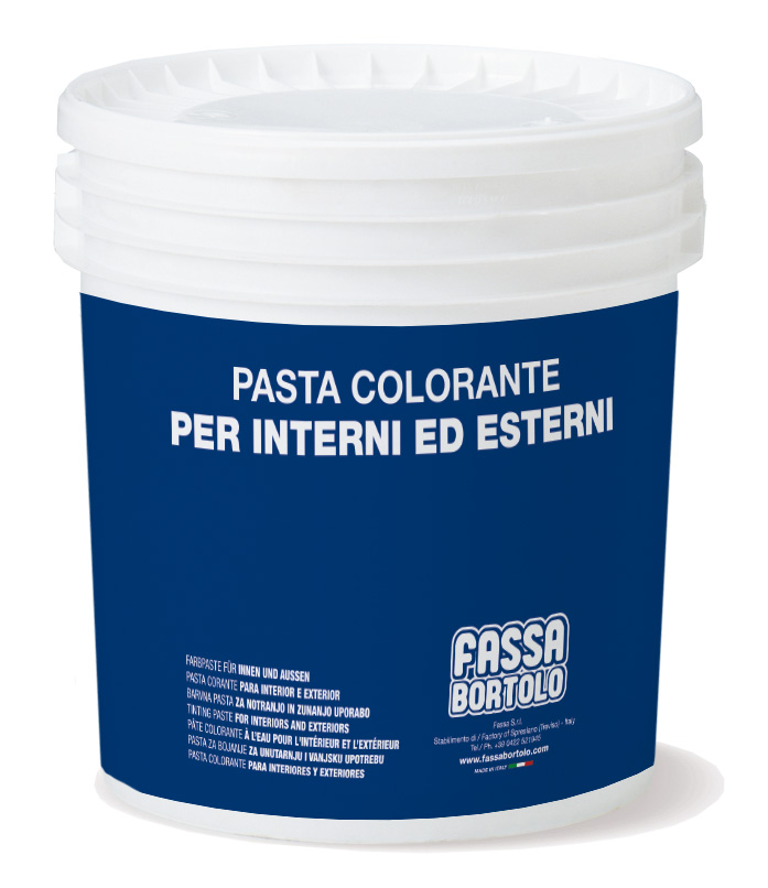 PASTAS COLORANTES PARA INTERIORES Y EXTERIORES: Pastas colorantes al agua para el Sistema Tintométrico ColorLife