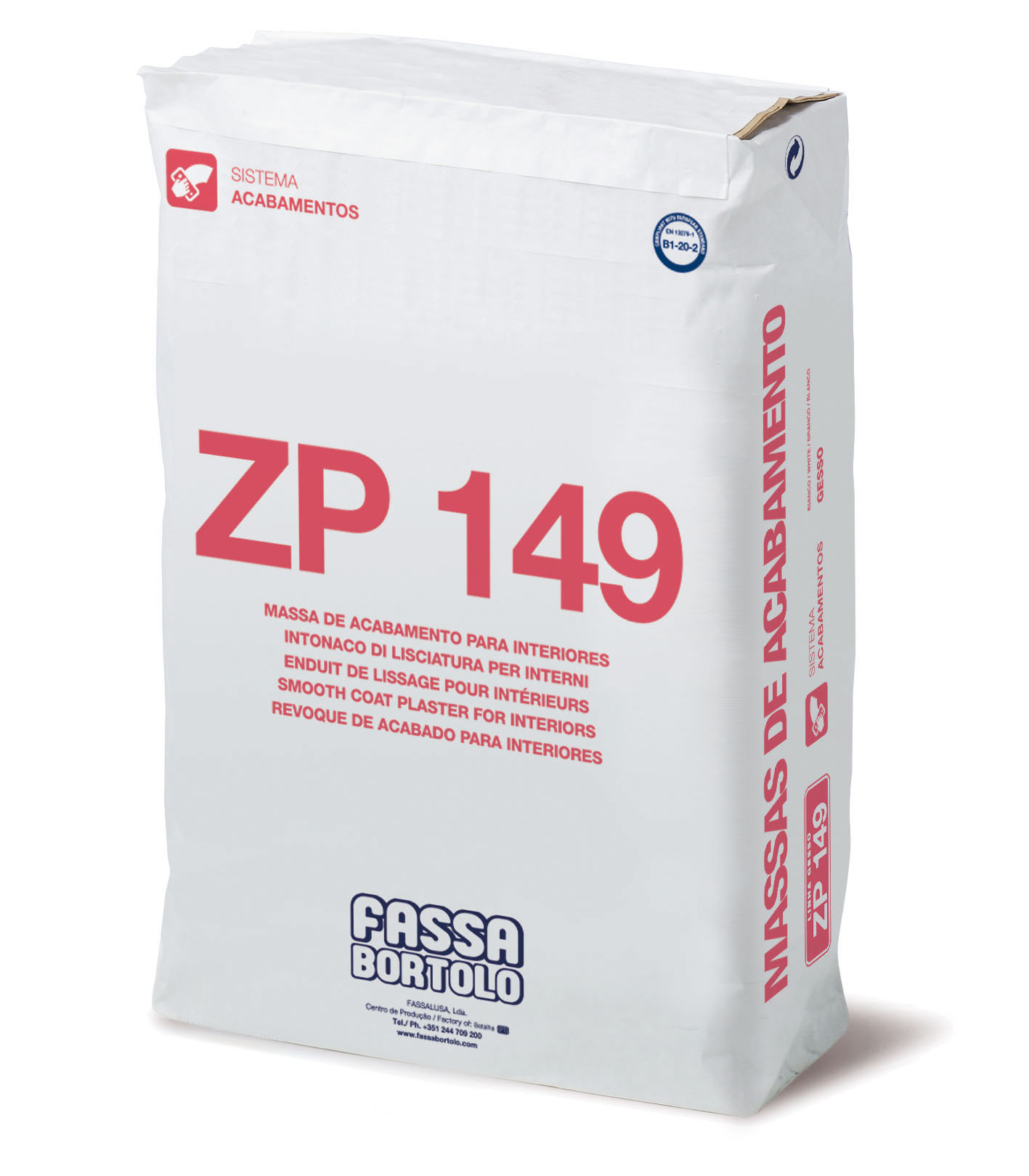 ZP 149: Revoco de acabado a base de yeso para interiores