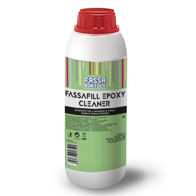FASSAFILL EPOXY CLEANER: Detergente para eliminar marcas o residuos de productos de rejuntado epoxi.