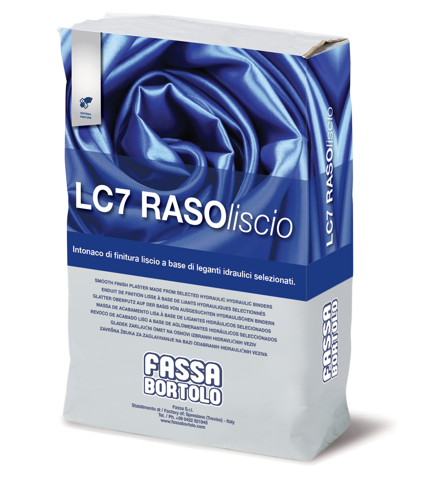 LC7 RASOLISCIO: Enlucido liso a base de conglomerantes hidráulicos seleccionados