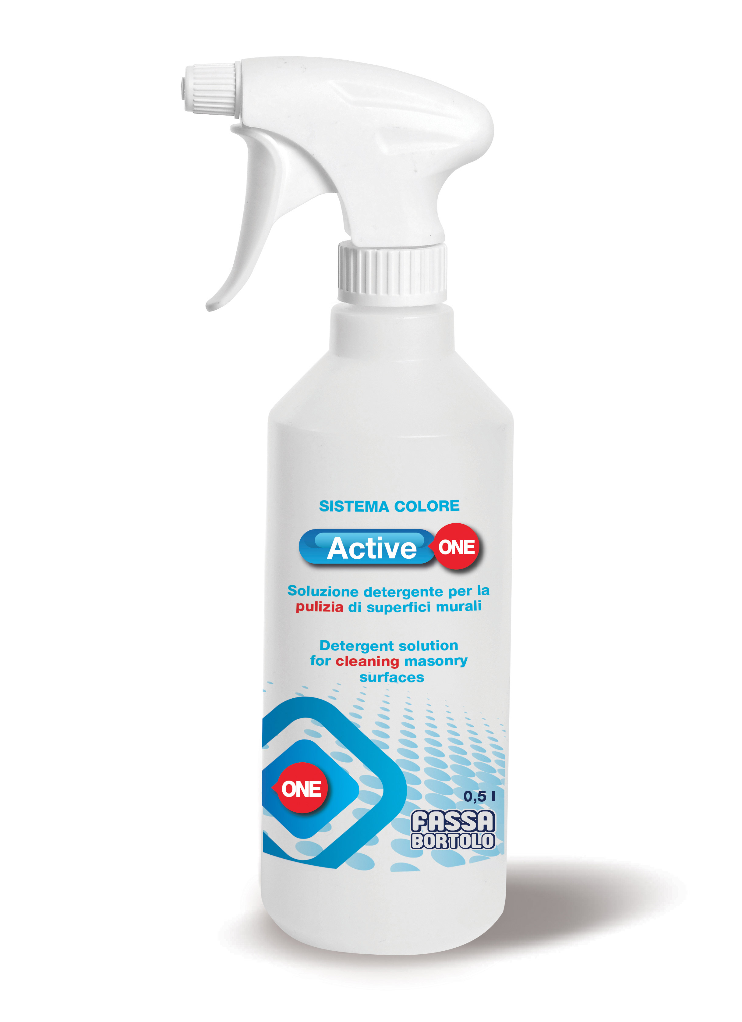 ACTIVE ONE: Solución detergente para limpieza de superficies murales